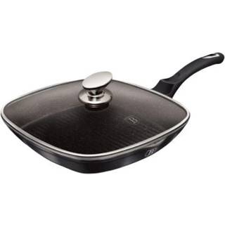 Berlinger Haus - Grillpande ø28 cm med glaslåg - El / Gas / Induktion - Carbon Pro Edition