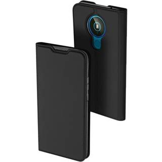 Nokia 1.4 - DUX DUCIS skin pro læder cover - Sort