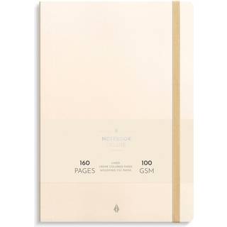 Mayland Notebook Deluxe B5 17,6x25cm linjeret beige