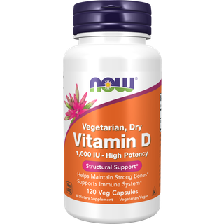 D-vitamin, 1000 IU Vegetarisk - tør - 120 kapsler