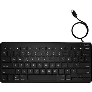 ZAGG  Full-size (100%), USB-C, Sort - På lager i butik