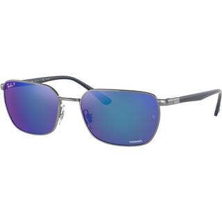Ray-Ban RB3684CH Polarized 004/4L 58 Solbriller Mænd Gunmetal - Gunmetal - 58mm
