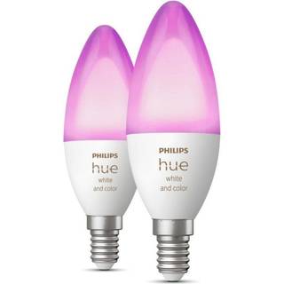 Philips Hue White and color ambiance E14 2-pak