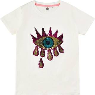 THE NEW - Alfrida S/S TEE T-Shirt - Snow White - 3/4 år