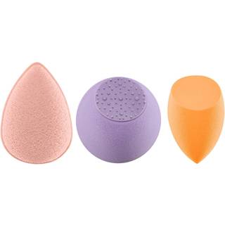Real Techniques Sponge+ Glow Radiance Applikatorsæt Til et perfekt udseende - 3 stk.