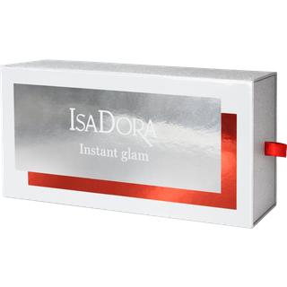 IsaDora Instant Glam Gift Box Mascara + Eyeliner + Lip Gloss + Makeup Bag