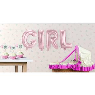 Folieballon Baby "Girl" (Pink)