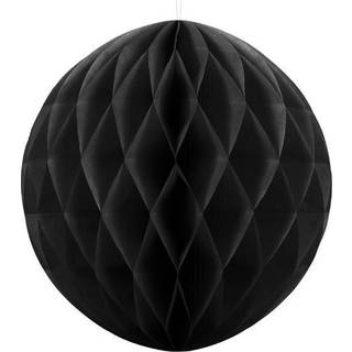Sort Honeycomb Bolde 20 cm – Stilren elegance til enhver fest