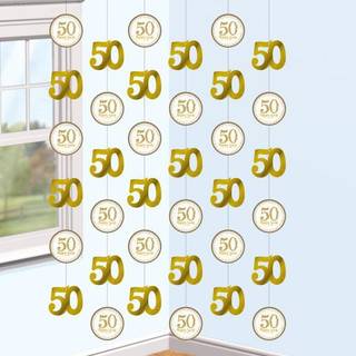 Loftdekoration 50 år guld
