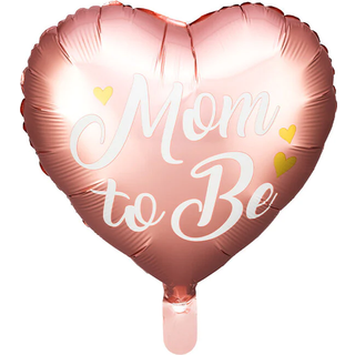 Folieballon "Mom to Be" Pink 45 cm – Genopfyldelig og Langtidsholdbar til Babyshower