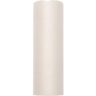 Tyl Creme 15 cm x 9 meter – Elegant Dekoration til Bryllup & Festligheder