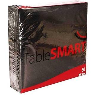 TableSMART airlaid servietter 40x40 cm 1/4 fold sort