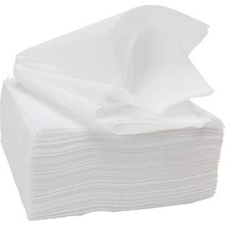 BulkySoft servietter 33x33cm 1-lags hvid, 500 stk