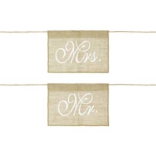 Jute stole vedhæng - Mrs. / Mr