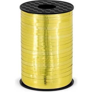 225 m Gavebånd Metallic Guld 5mm – Perfekt glans til gaver og dekorationer