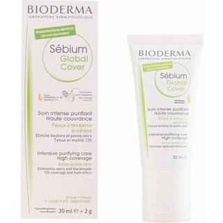 Bioderma Sébium Global Cover Intensiv, korrigerende og farvet behandling til hud med akne Skygge Naturlig 30 ml - 30 ml