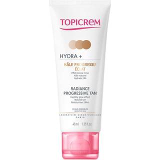 Topicrem UH FACE HYDRA+ Radiance Progressive Tan Lysnende tonet fugtighedscreme 40 ml - 40 ml