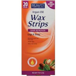 Beauty Formulas Argan Oil Wax Strips - 20 stk