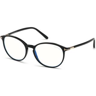 TOM FORD Kvinde FT5617-B 52 Optiske stel Acetat Havana Rund Normal