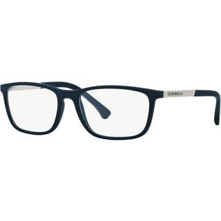 Emporio Armani EA3069 5474 55 Briller Mænd Blue - Blue Rubber - 55mm