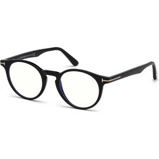Tom Ford FT5557-B Blue-Light Block 001 46 Briller Mænd Black - Black - 46mm
