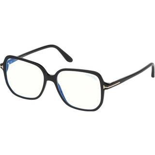 TOM FORD Kvinde FT5578-B 1 Optiske stel Acetat Sort Geometrisk Normal
