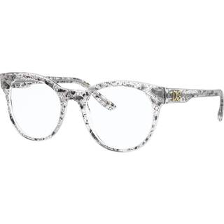 Dolce & Gabbana Kvinde DG3334 3287 Optiske stel Acetat Sort Transparent Pantos Normal