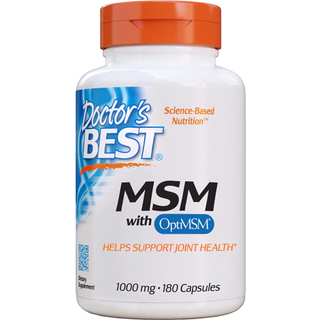 MSM med OptiMSM, 1000mg - 180 kapsler