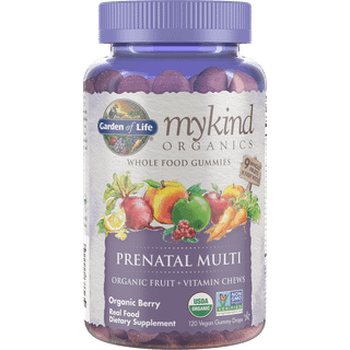 Mykind Organics Prænatal Multi Gummies, Økologiske Bær - 120 veganske gummibamser