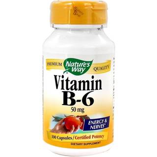 Natures Way - Vitamin B6 100 kapsler
