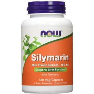 Silymarin med gurkemeje, 150 mg - 120 vegetabilske kapsler