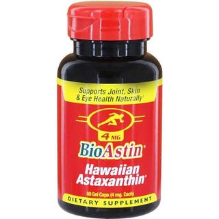 Cyanotech Co - Bioastin Astaxanthin 4 mg, 60 kapsler