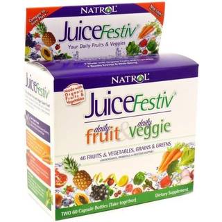 Natrol JuiceFestiv – 2 flasker Frugter & Grøntsager