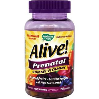 Nature's Way – Alive! Premium Prenatal Gummies, Jordbær Citron 75 stk