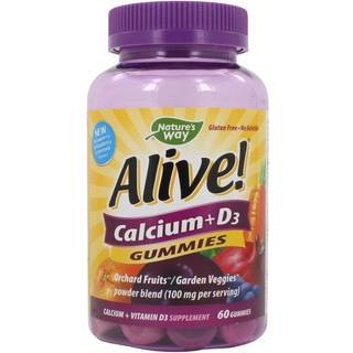 Nature's Way – Alive! Calcium + D3 Gummies 60 stk