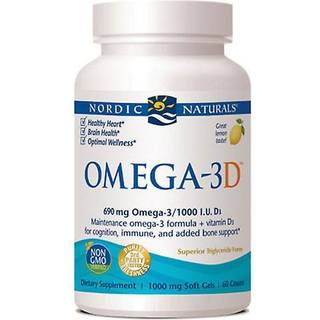 Omega-3D, 690 mg Citron - 60 bløde kapsler
