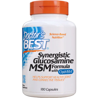 Synergistisk Glucosamin MSM formel med OptiMSM - 180 kapsler
