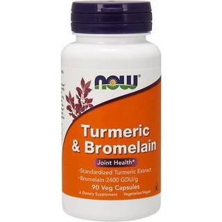 NOW Foods Kurkumarod & bromelain