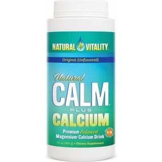 Natural Calm Plus Calcium, Hindbær Citron - 454g