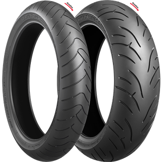 Bridgestone BT023 F ( 110/80 ZR18 TL (58W) M/C, Forhjul )