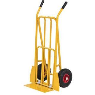 Kongamek bagagevogn m/lufthjul 780x555x1110mm gul 250kg