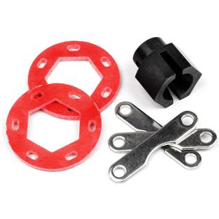 HPI-87025 Dual Disk Conv. Kit Fiberglass