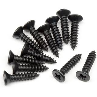 HPI-101273 TP. Flad hovedskrue M2.6x12mm - 12 stk
