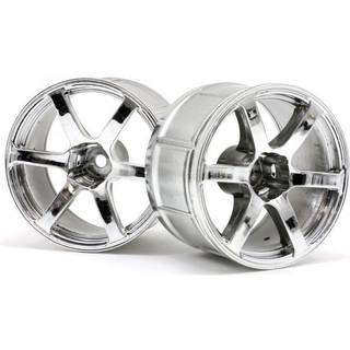 HPI - HP33467 - Lp35 Wheel Yokohama Avs Model T6 Chrome (2Pcs)