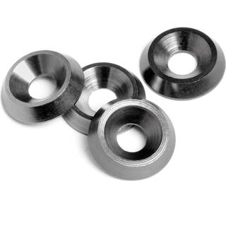 HPI Cone Washer 3X9X2Mm (Gunmetal/4Pcs)