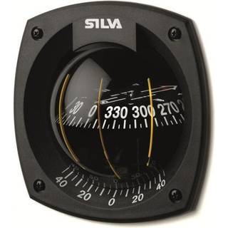 Bådkompas Silva 125B/H, Ø125 mm, skotmonteret, sort