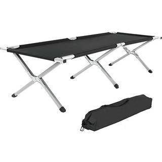 4 Feltsenge i aluminium - sort