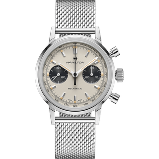 Hamilton American Classic Intra-Matic Chronograph H38429110 - Herre - 40 mm - Analog - Mekanisk Håndoptræk - Safirglas