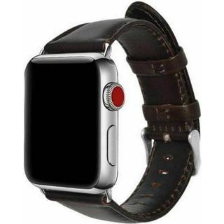 Ur: Læderlignende rem til Apple Watch, 42/44/45mm, Brun