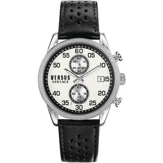 Versus by Versace S66060016 Sølvfarvet/Læder Ø44 mm